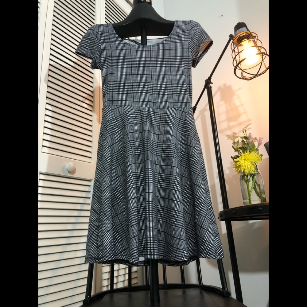 Black & White plaid dress